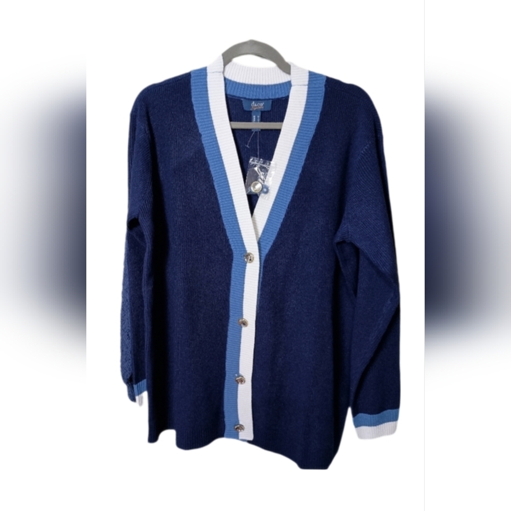 D and Co Signature Women's Cardigan Size M - Picture 7 of 9